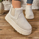 Lavinque Boots Bottines Fourrées à Semelle Épaisse | Hiver | Chaleur et Confort