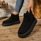 Lavinque Boots Bottines Fourrées à Semelle Épaisse | Hiver | Chaleur et Confort