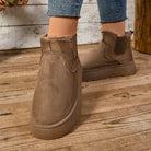 Lavinque Boots Bottines fourrées style chelsea | Bottines | Chaleur et confort hivernal