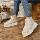 Lavinque Boots Bottines fourrées style chelsea | Bottines | Chaleur et confort hivernal