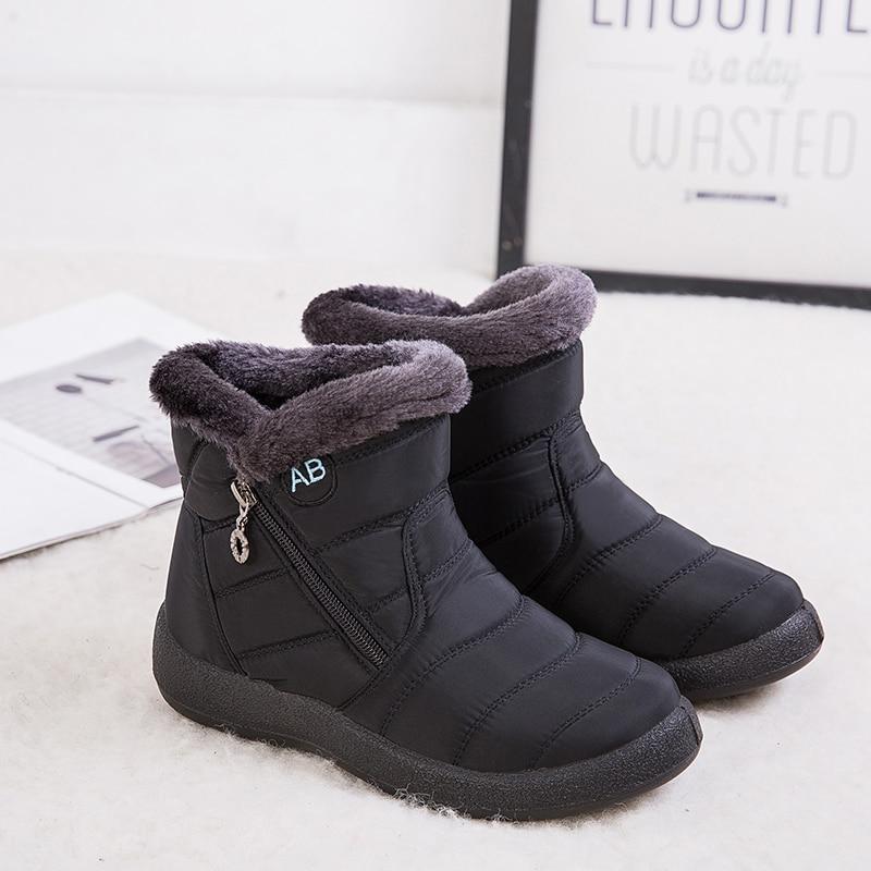 Lavinque Boots Bottines Hiver Fourrées | Chaudes & Imperméables | Confort Quotidien