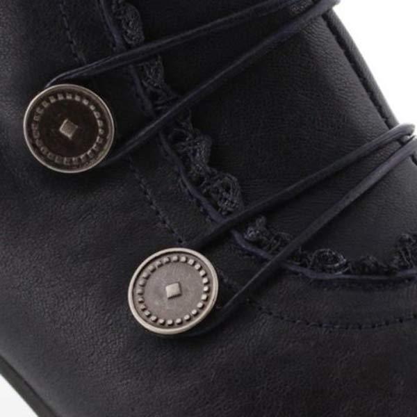 Lavinque Boots Bottines rétro à boutons | Bottines | Élégance et confort intemporel