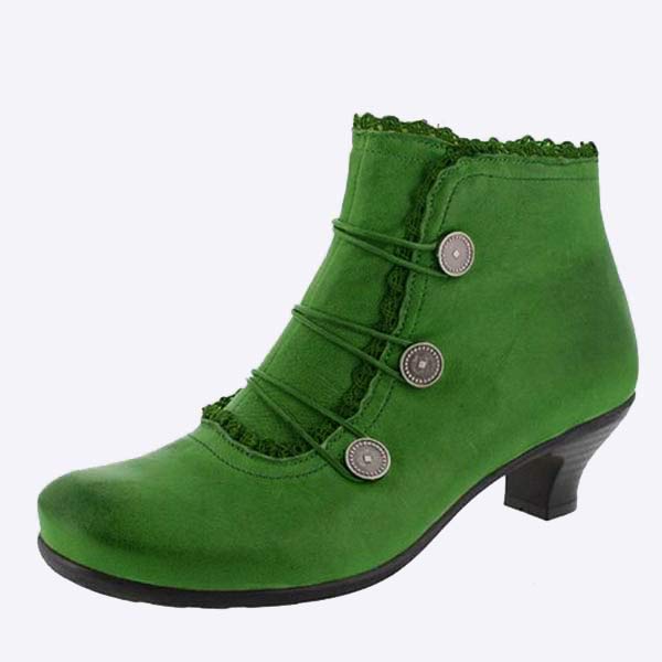 Lavinque Boots Bottines rétro à boutons | Bottines | Élégance et confort intemporel