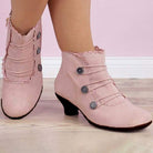 Lavinque Boots Bottines rétro à boutons | Bottines | Élégance et confort intemporel