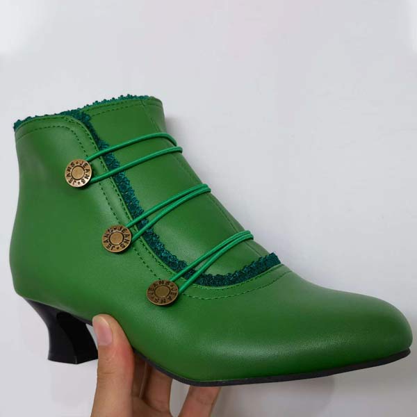 Lavinque Boots Bottines rétro à boutons | Bottines | Élégance et confort intemporel