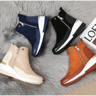 Lavinque Boots Bottines Sneakers à Talon Compensé | Mode | Élégance et Confort