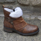 Lavinque Boots Bottines Western Bimatière | Style Rustique | Confort & Élégance Décontractée