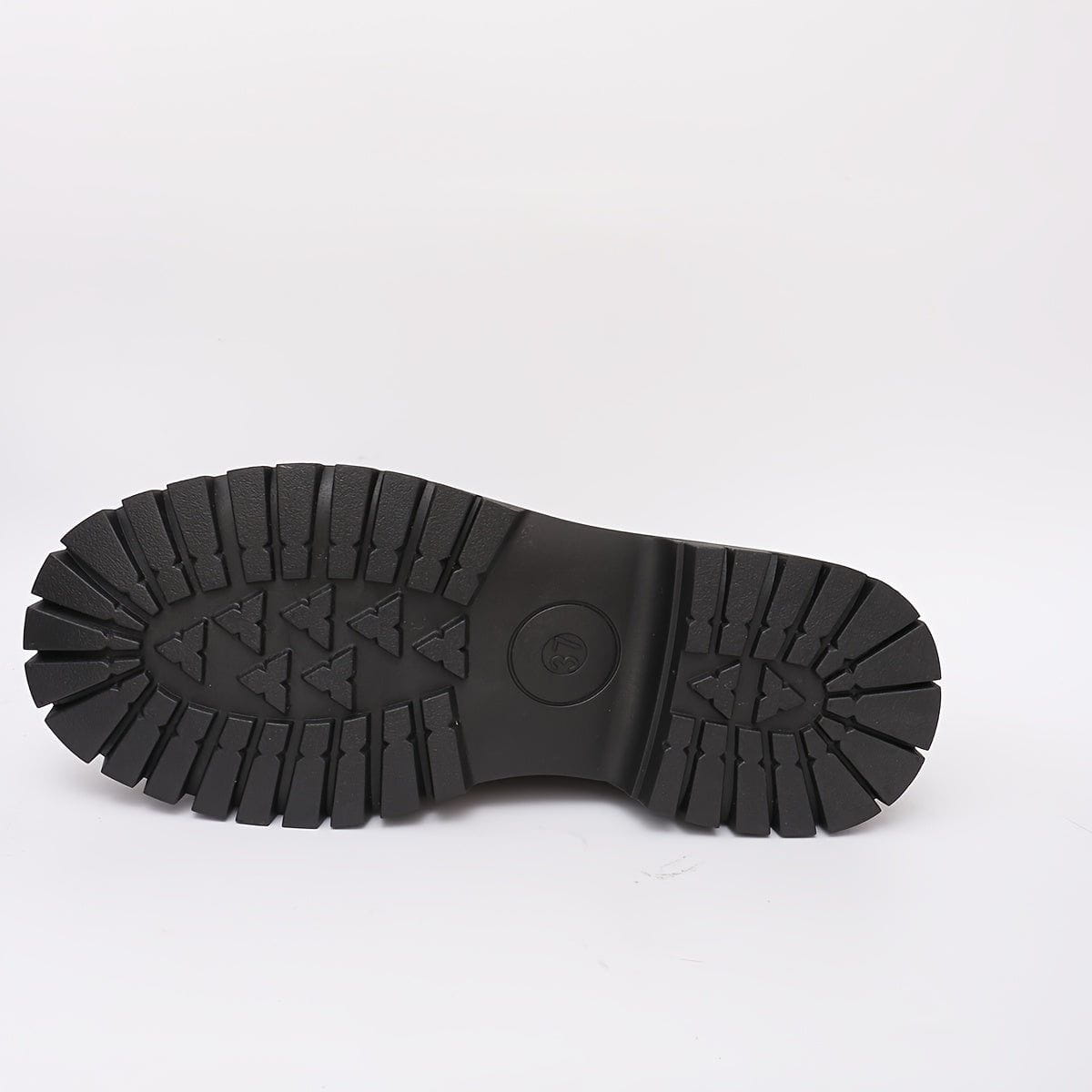 Lavinque Boots Bottines Zippées à Semelle Crantée | Noir & Détail Doré | Urbaines et Confortables