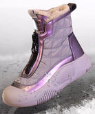 Lavinque Boots Gris / 34 Bottes d'Hiver Rembourrées | Chaleur & Confort | Style Sport-Chic