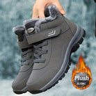 Lavinque Boots Gris / 35 Bottes de neige fourrées | Rouge | Chaleur et protection pour l'hiver