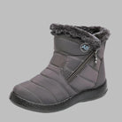 Lavinque Boots Gris / 35 Bottines Hiver Fourrées | Chaudes & Imperméables | Confort Quotidien