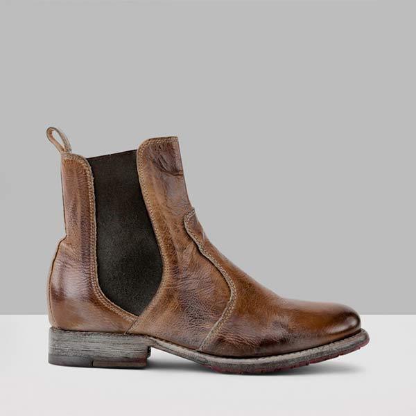 Lavinque Boots Marron / 35 Bottes Chelsea en Cuir | Élégantes et Robustes | Style Intemporel