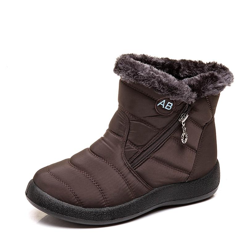 Lavinque Boots Marron / 35 Bottines Hiver Fourrées | Chaleur | Confort et Praticité