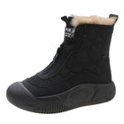 Lavinque Boots Noir / 34 Bottes d'Hiver Rembourrées | Chaleur & Confort | Style Sport-Chic
