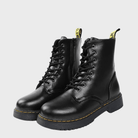 Lavinque Boots Noir / 35 Bottes de Combat en Similicuir | Tendance | Robustes et Confortables