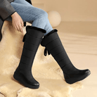 Lavinque Boots Noir / 35 Bottes Hautes Hiver | Matelassées et Fourrées | Chaudes et Antidérapantes