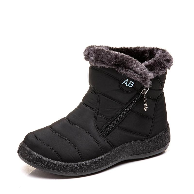 Lavinque Boots Noir / 35 Bottines Hiver Fourrées | Chaleur | Confort et Praticité