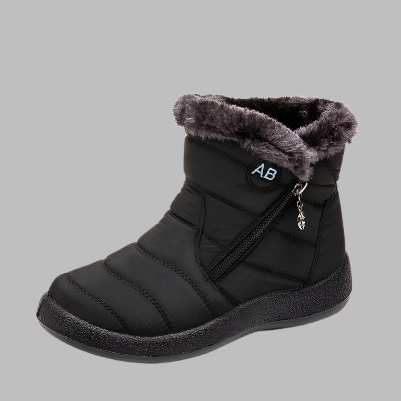 Lavinque Boots Noir / 35 Bottines Hiver Fourrées | Chaudes & Imperméables | Confort Quotidien