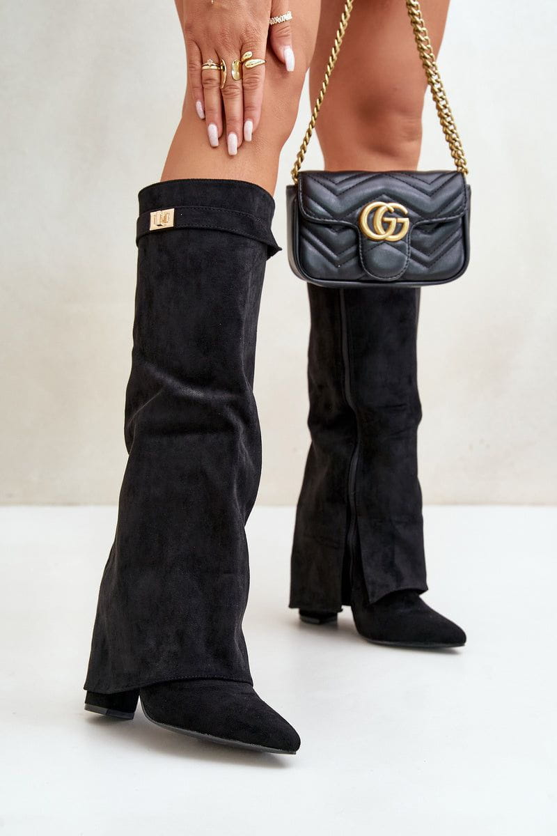 Lavinque Boots Noir / 36 Bottes Hautes Femme | Élégance & Confort | Talon Chic