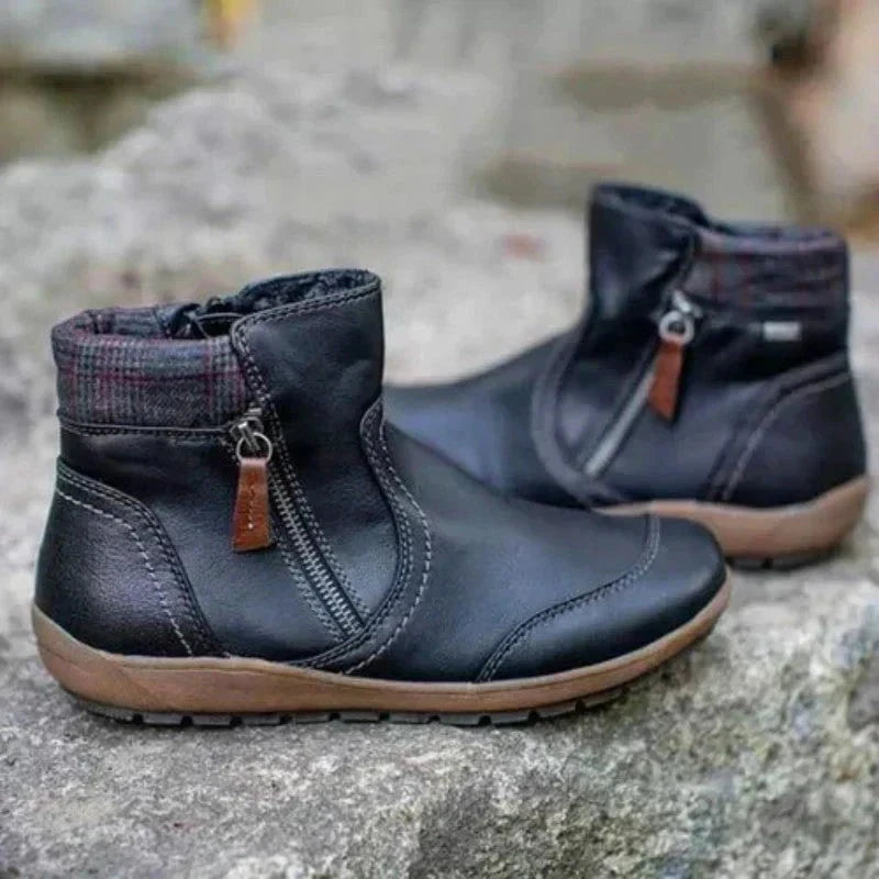 Lavinque Boots Noir / 36 Bottines Confort | Doublure Chaude | Élégance et Praticité