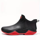 Lavinque Boots Noir/Rouge / 36 Bottes de Pluie | Imperméables et Confortables | Style Moderne