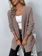 Lavinque Cardigan Beige / S Cardigan Long en Maille | Doux & Confortable | Style Décontracté