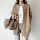 Lavinque Cardigan Beige / S Cardigan Long | Laine et Cachemire | Doux et Élégant