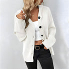 Lavinque Cardigan Blanc / S Cardigan Boutonné | Chic | Confortable et Intemporel