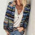 Lavinque Cardigan Bleu / S Cardigan Bohème | Maille Colorée | Confort et Style