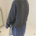 Lavinque Cardigan Cardigan Asymétrique | Laine Douce | Élégance Décontractée