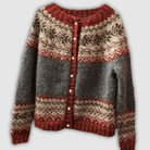 Lavinque Cardigan Cardigan Jacquard Hiver | Tricot Douillet | Authentique et Chaleureux