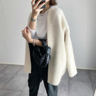 Lavinque Cardigan Cardigan Long en Laine | Gris | Élégant et Confortable