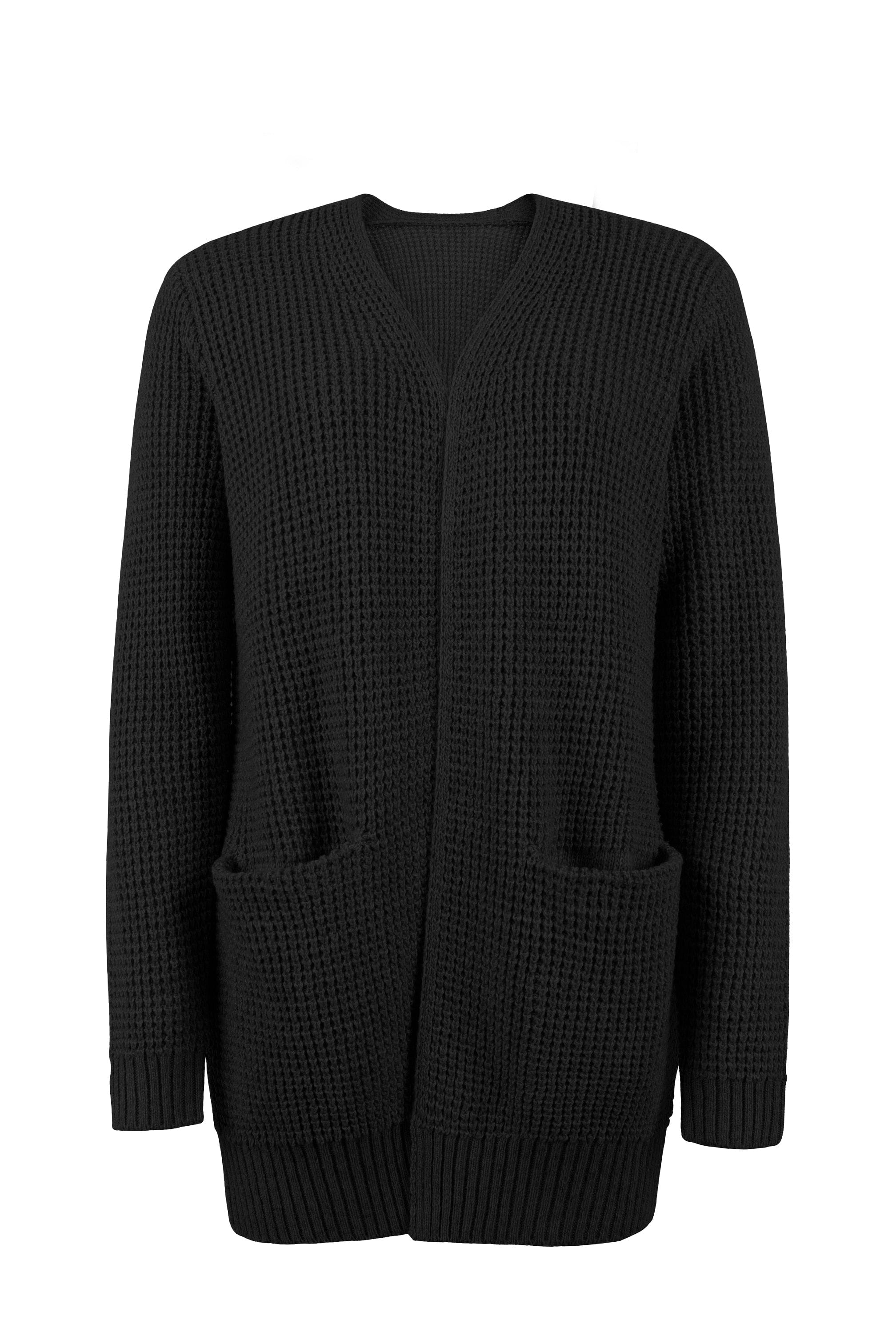 Lavinque Cardigan Cardigan Long en Maille | Doux & Confortable | Style Décontracté