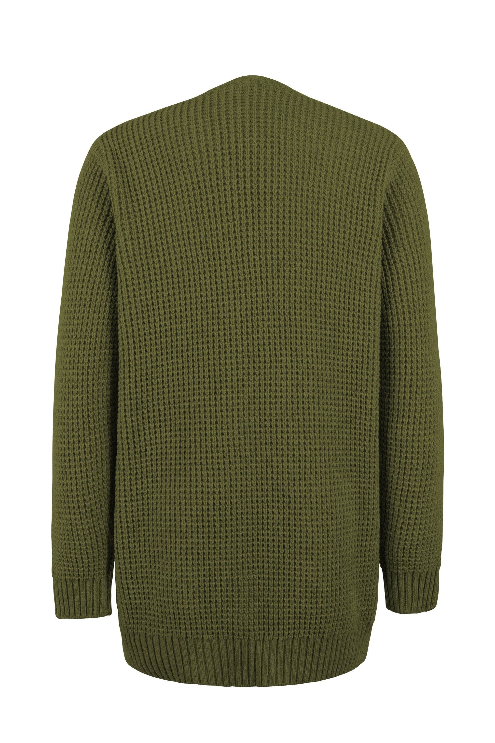Lavinque Cardigan Cardigan Long en Maille | Doux & Confortable | Style Décontracté