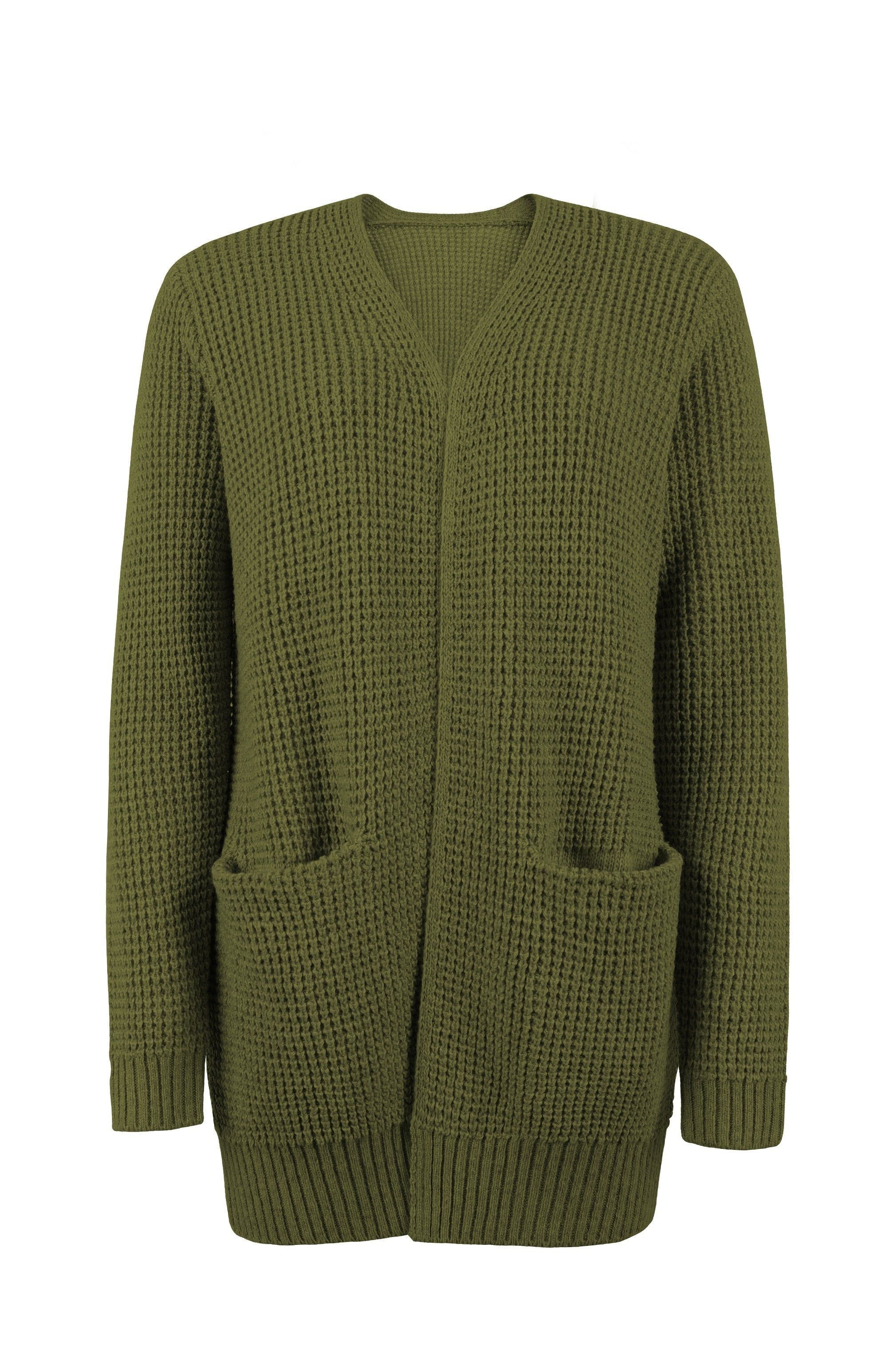 Lavinque Cardigan Cardigan Long en Maille | Doux & Confortable | Style Décontracté