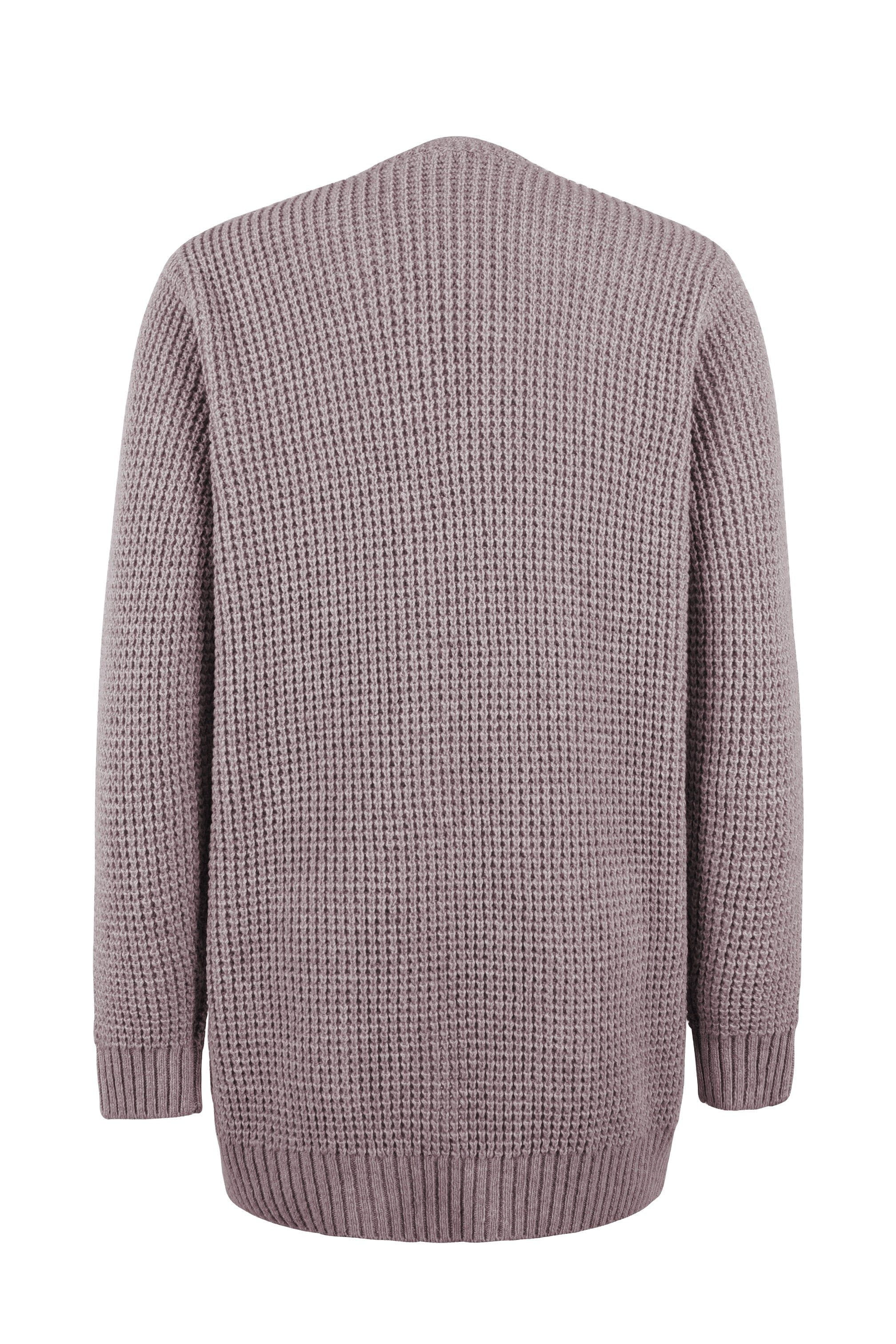 Lavinque Cardigan Cardigan Long en Maille | Doux & Confortable | Style Décontracté
