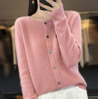 Lavinque Cardigan Rose / XS Cardigan Doux en Laine | Boutonné & Élégant | Confort et Style