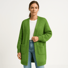 Lavinque Cardigans Long Cardigan Beige | Maille Douce | Élégance Décontractée