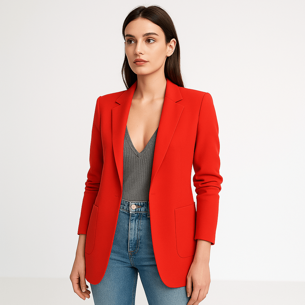 Lavinque Coats & Jacket Blazer Noir Classique | Élégant et Polyvalent | Coupe Droite