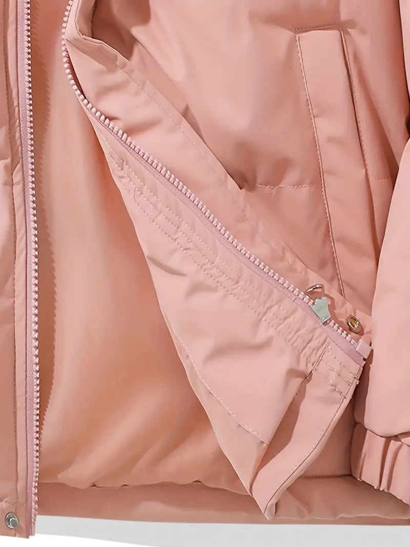 Lavinque Coats & Jacket Doudoune courte matelassée | Rose | Chaleur et style hivernal