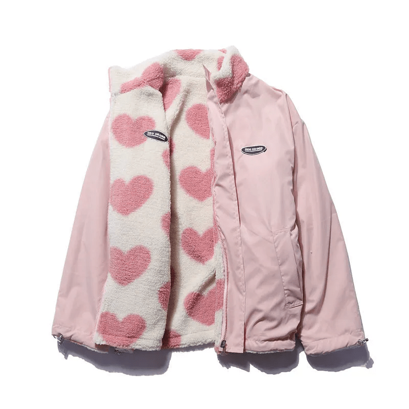 Lavinque Coats & Jacket Rose / S Veste Réversible | Douceur et Chaleur | Tendance Féminine