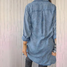 Lavinque Coats & Jacket Veste Chemise Denim | Style Décontracté | Polyvalence Intemporelle