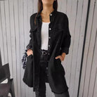 Lavinque Coats & Jacket Veste Chemise Denim | Style Décontracté | Polyvalence Intemporelle