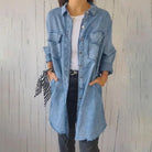 Lavinque Coats & Jacket Veste Chemise Denim | Style Décontracté | Polyvalence Intemporelle