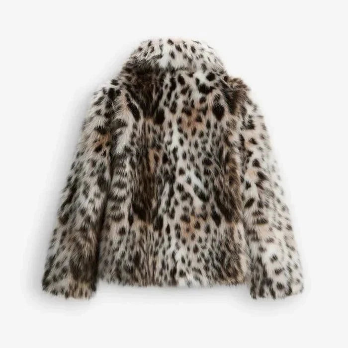 Lavinque Coats & Jacket Veste en Fausse Fourrure Imprimée | Élégance | Chaleur et Style