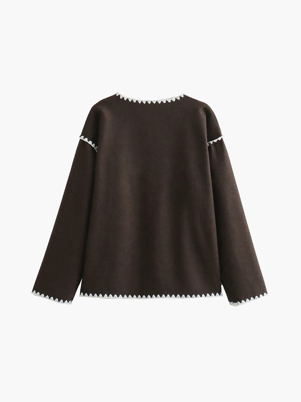 Lavinque Coats & Jacket Veste Légère | Écru & Noir | Chic & Structurée