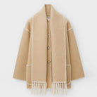 Lavinque Coats & Jackets Beige / S Veste en Laine Oversize | Grise | Chaude et Élégante