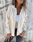 Lavinque Coats & Jackets Blanc / S Veste Légère à Capuche | Style Décontracté | Polyvalente et Confortable