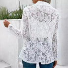 Lavinque Coats & Jackets Blazer en dentelle transparente | Noir | Élégance et féminité raffinée