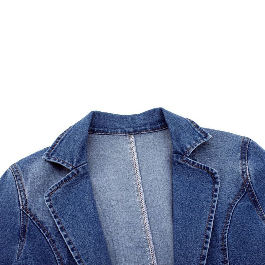 Lavinque Coats & Jackets Blazer en Jean | Décontracté | Tendance et Polyvalent